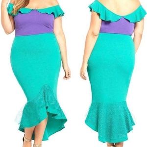 Sz 12 TORRID Little Mermaid Halloween costume